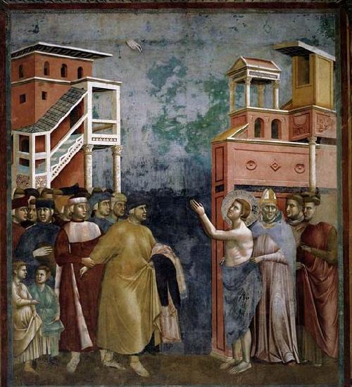 GIOTTO di Bondone Renunciation of Wordly Goods France oil painting art